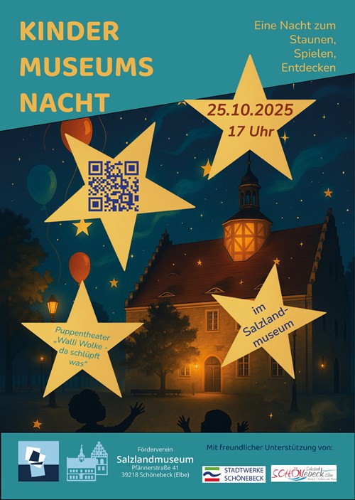Kindermuseumsnacht im Salzlandmuseum – „Eine Nacht zum Staunen, Spielen, Entdecken!“